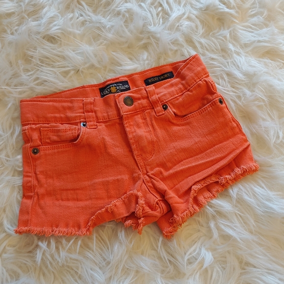Lucky Brand Girls 5-Pocket Cuffed Stretch Denim Short